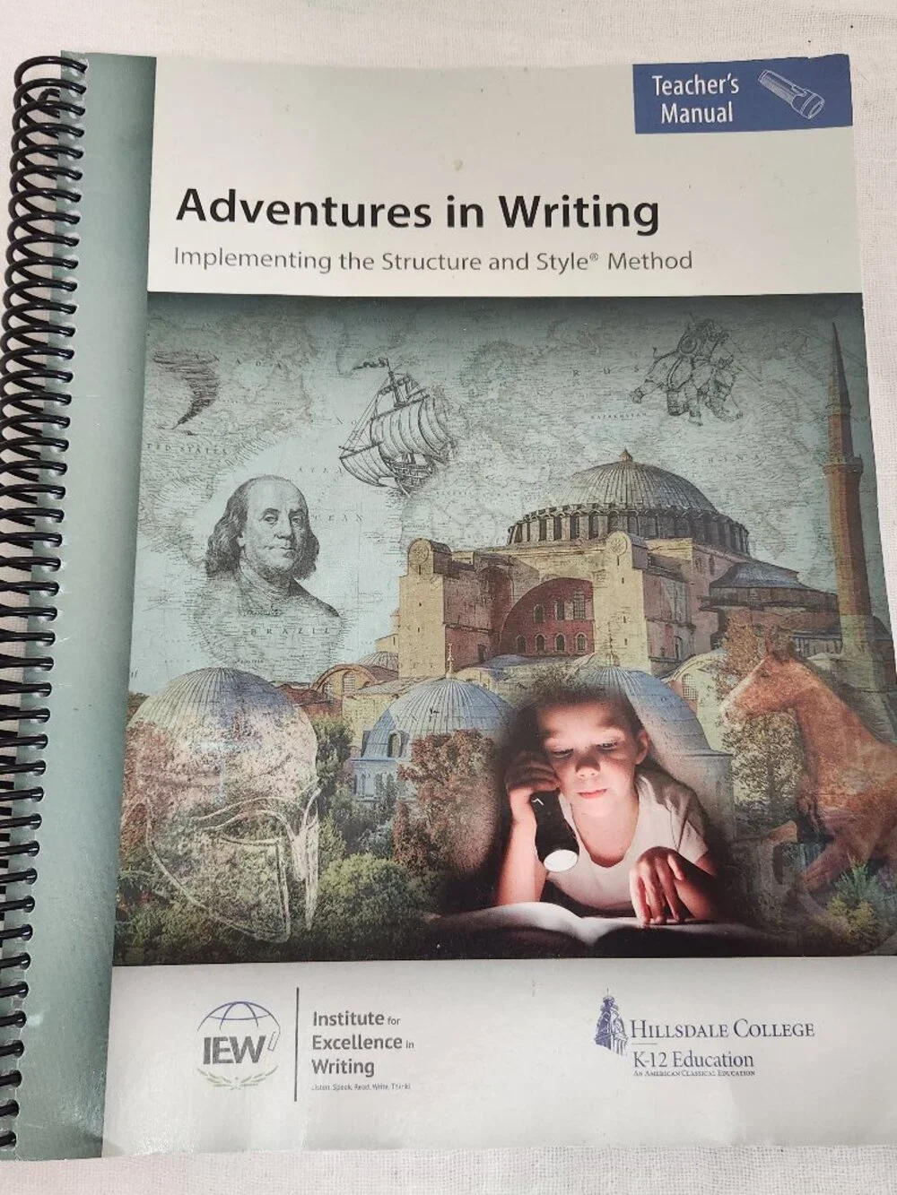 Adventures in Writing Teachers Manual Spiral Book